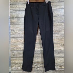 White House Black Market Black Tailored Dress Pants Ellie Slim Size 2
